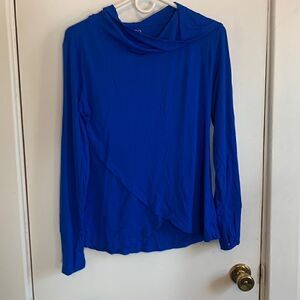 EUC Splits59 blue Gia jersey hooded long sleeve tee! Size M